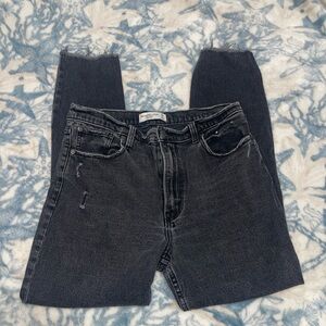 Abercrombie & Fitch Gray High Rise Jeans